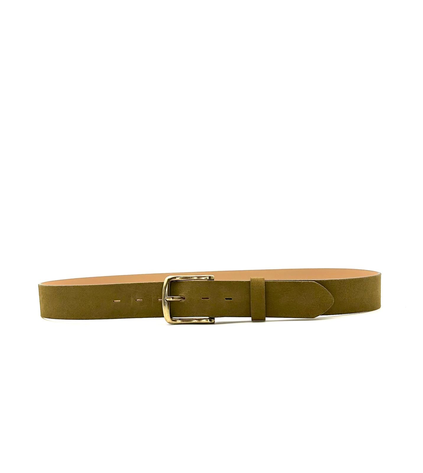 SUEDE KAKI AVEC BOUCLE