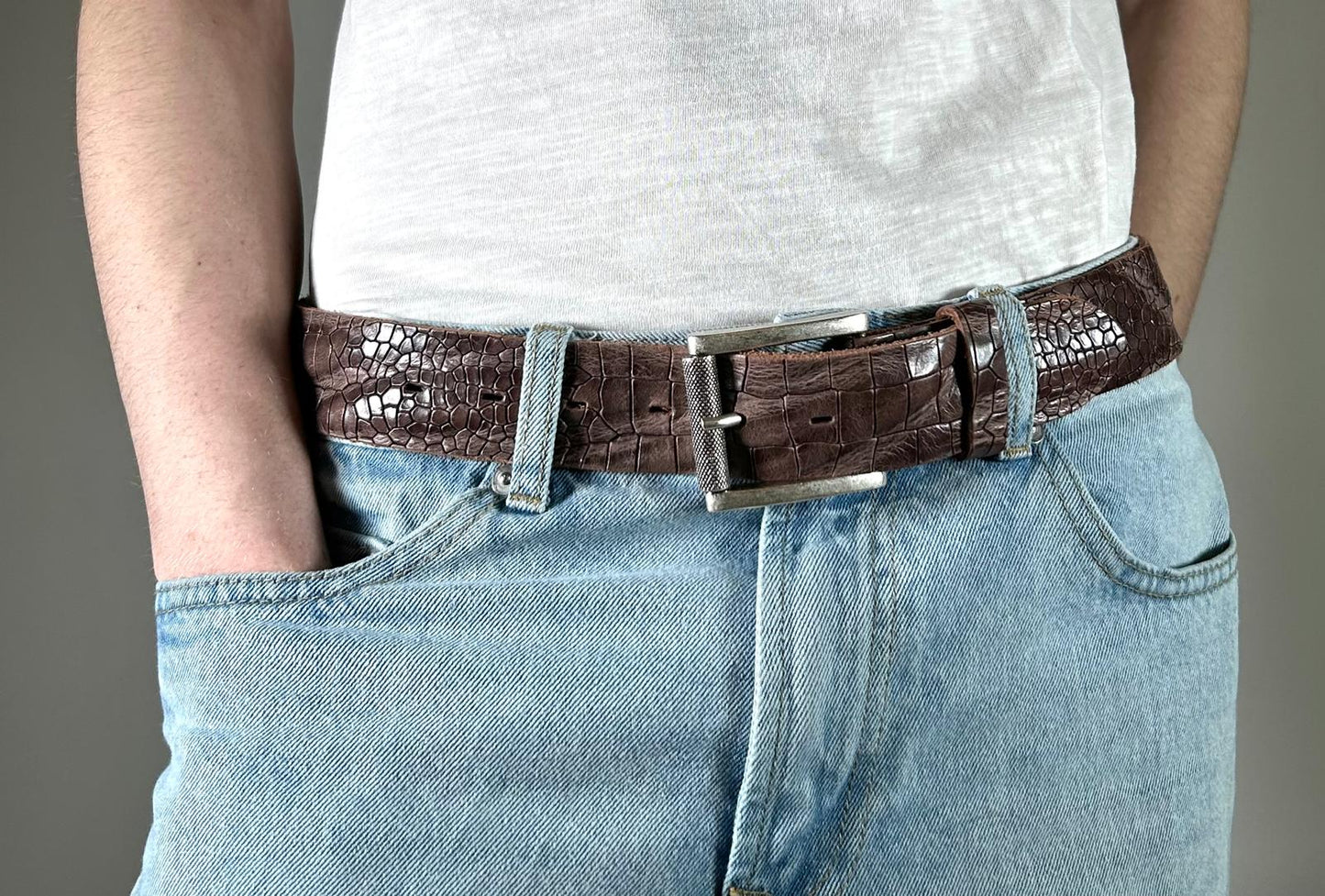 LOOK CEINTURES EN DUO CROCO