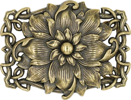 Boucle fleur ciselée Yolète, référence N30