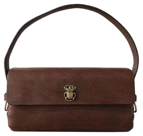 Sac Astrid Yolète en cuir Vintage